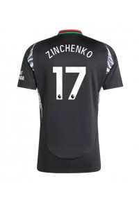 Arsenal Oleksandr Zinchenko #17 Jalkapallovaatteet Vieraspaita 2024-25 Lyhythihainen